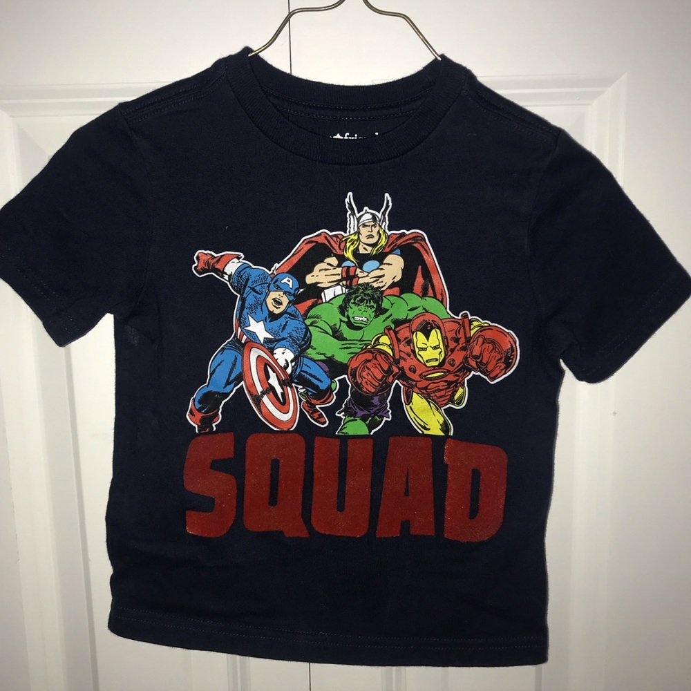 Gymboree avengers squad shirt